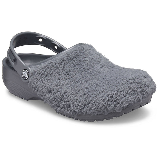 Crocs Classic Fuzz Mania Clogs Slate Grey