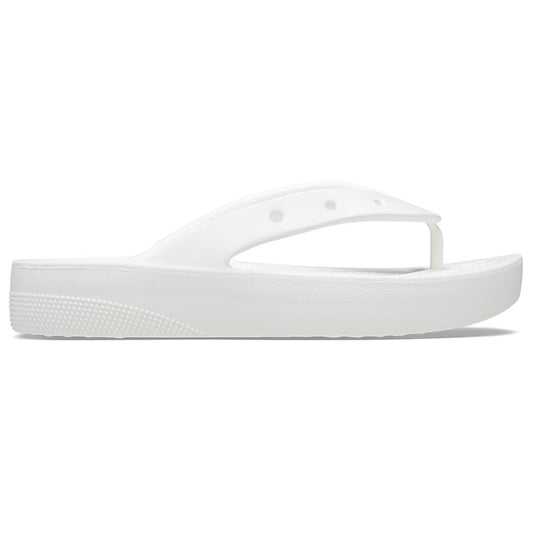 Crocs Classic Platform Flip White