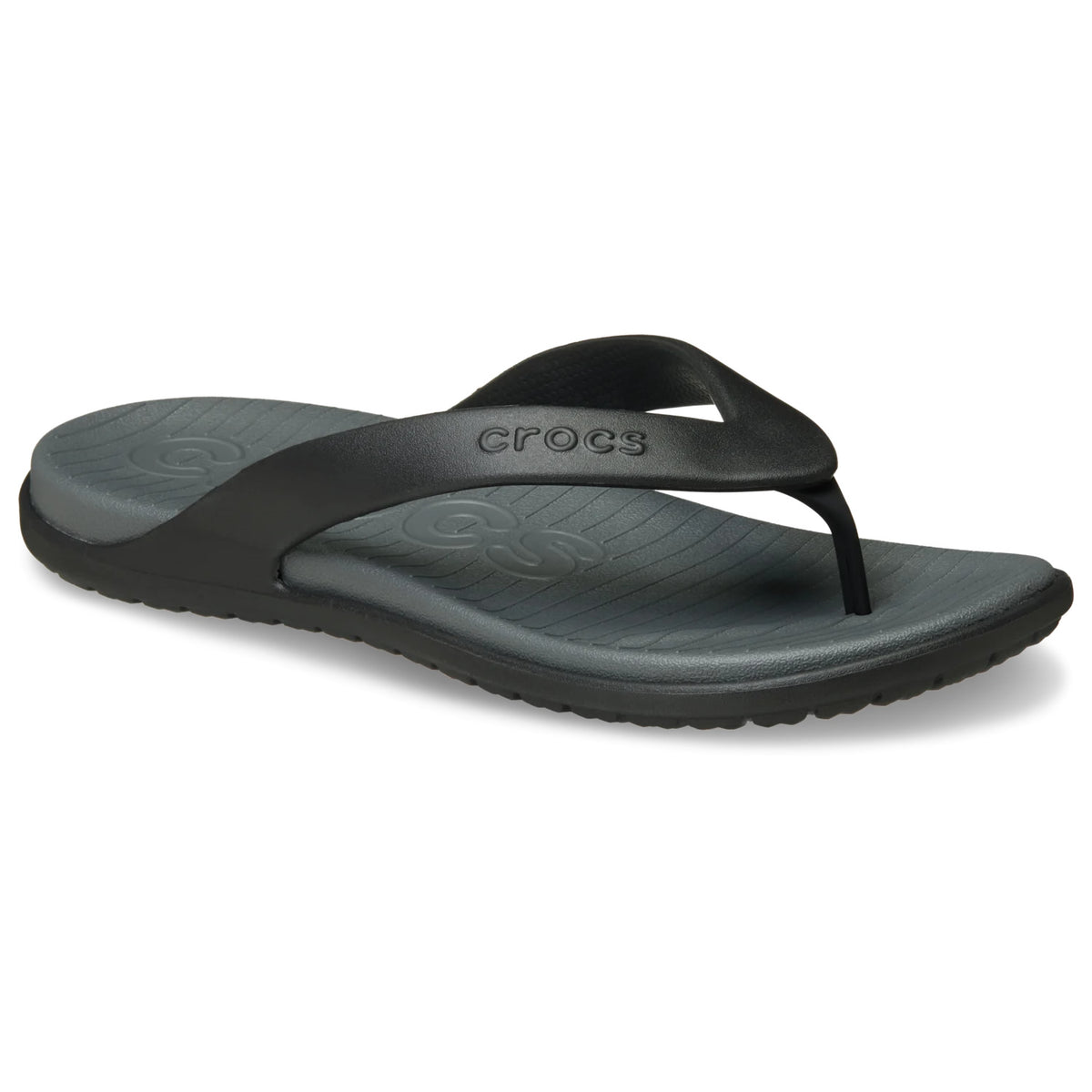 Crocs Coast Flip (212035) - Black/Slate Grey