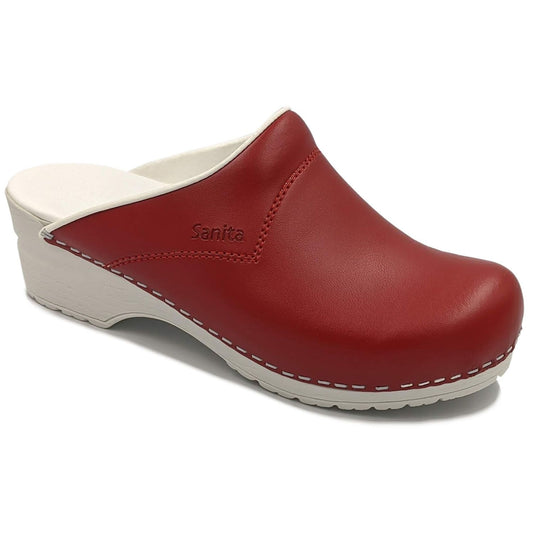 Sanita Nurse Pastel Working Clogs in Red (101510314)
