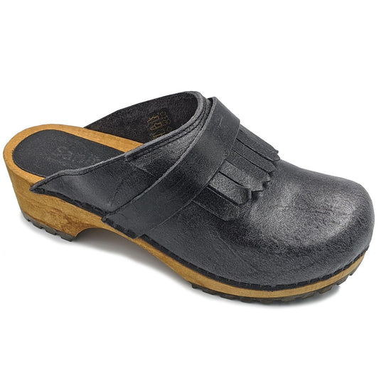 Sanita Larna Vintage Clogs in Black