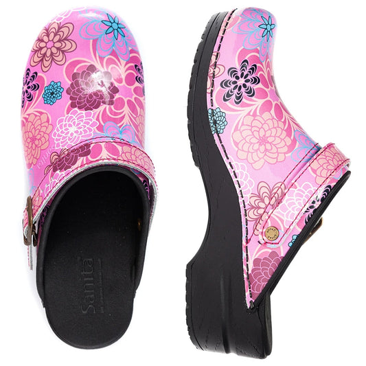 Sanita Inasso Floral Clogs
