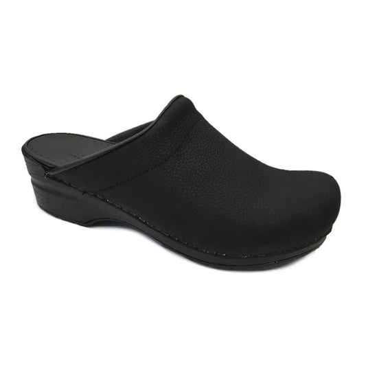 Sanita Karl Danish Clogs in Black (450250)