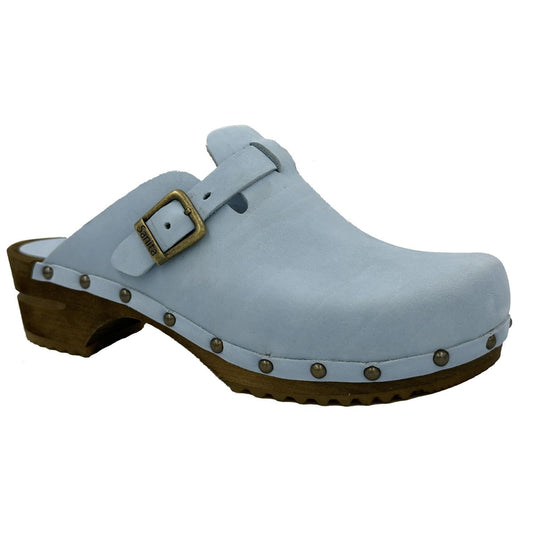 Sanita Kristel Traditional Clogs in Sky Blue (455205)