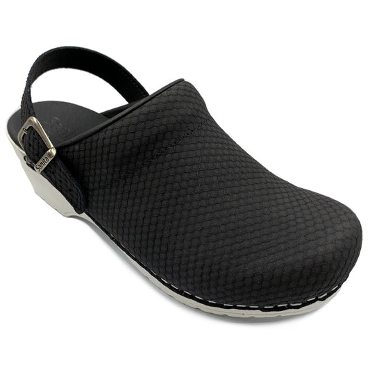 Sanita San Flex Hex Clogs in Black (1500138)