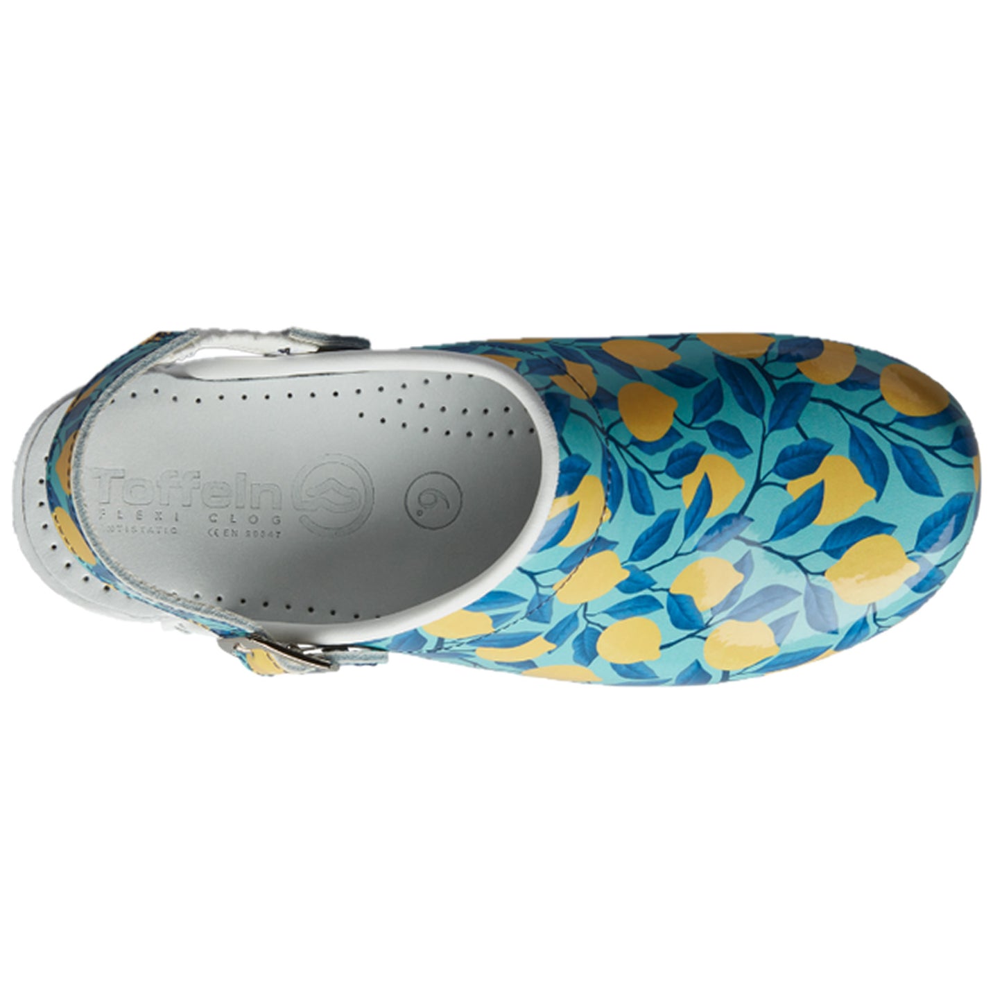 Toffeln Flexi Klog 0724 - Blue Sky Lemons Pattern