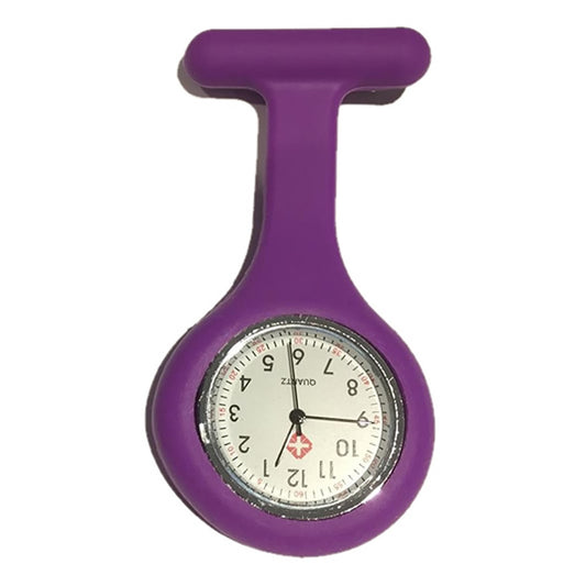 World of Clogs Silicone Fob Watch in Purple