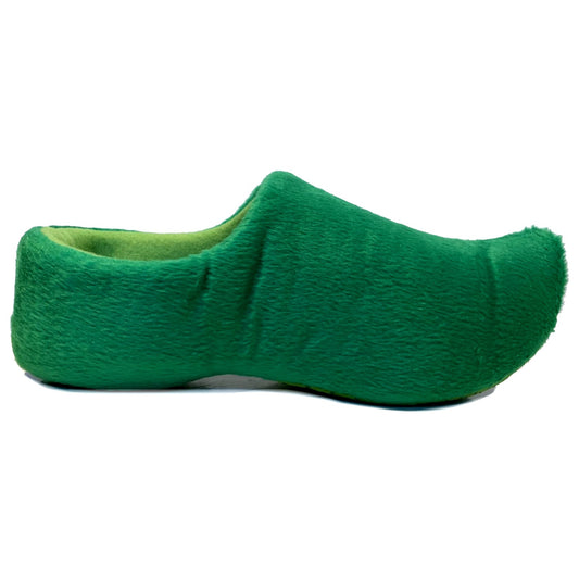 World of Clogs Dutch Clog Slippers in Elf Green