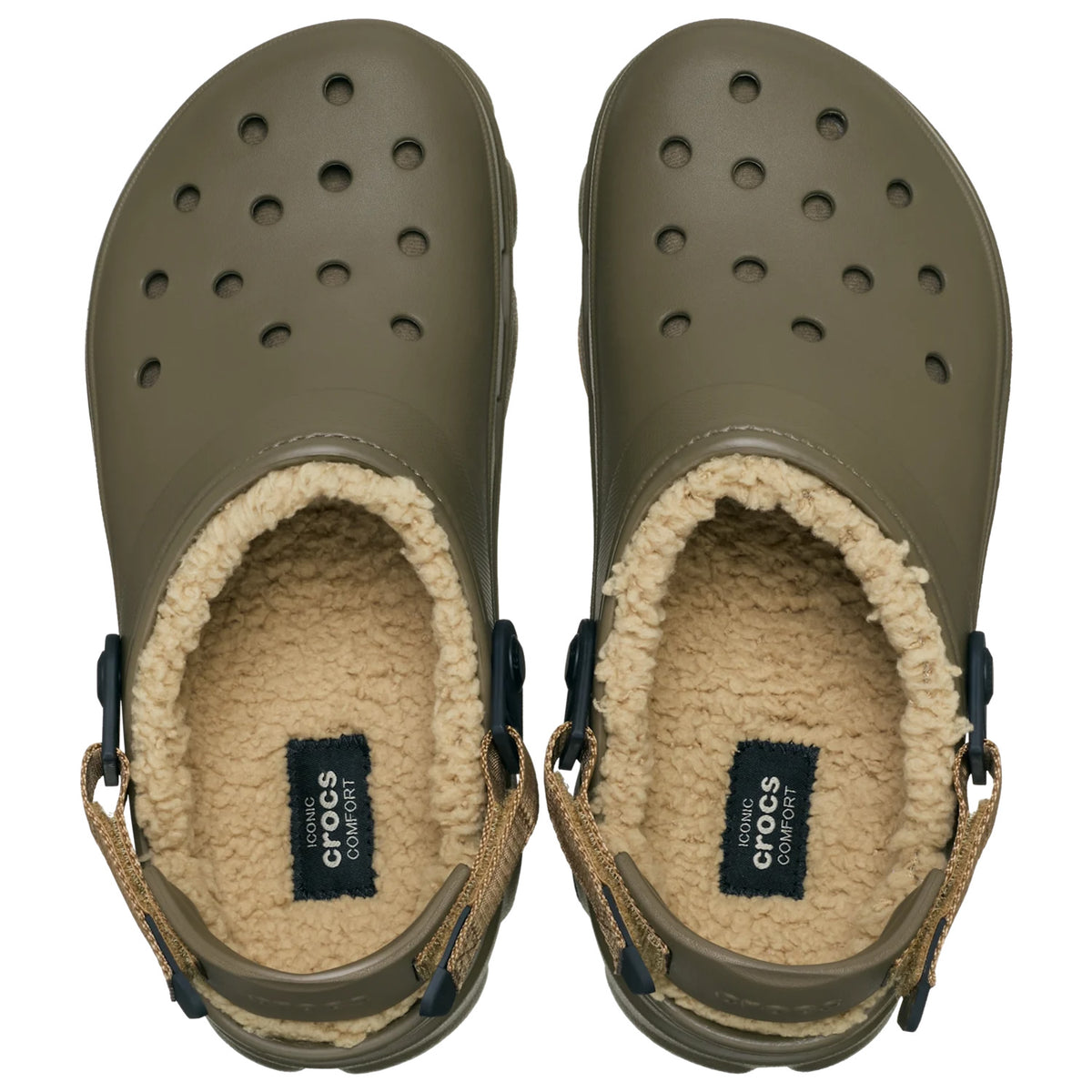 Crocs All-Terrain Lined Clogs (207936) - Walnut