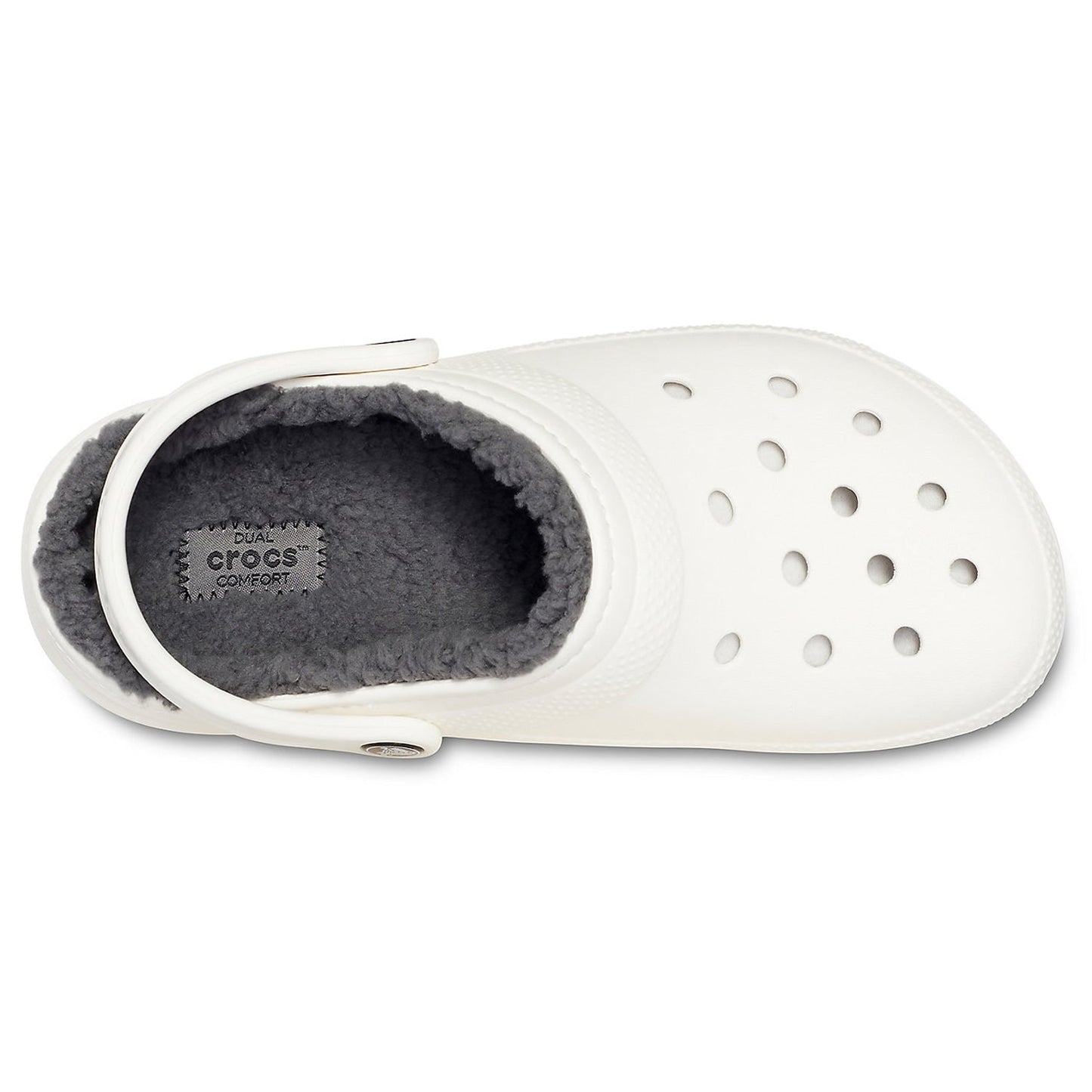 Crocs Classic Lined Clog White/Grey