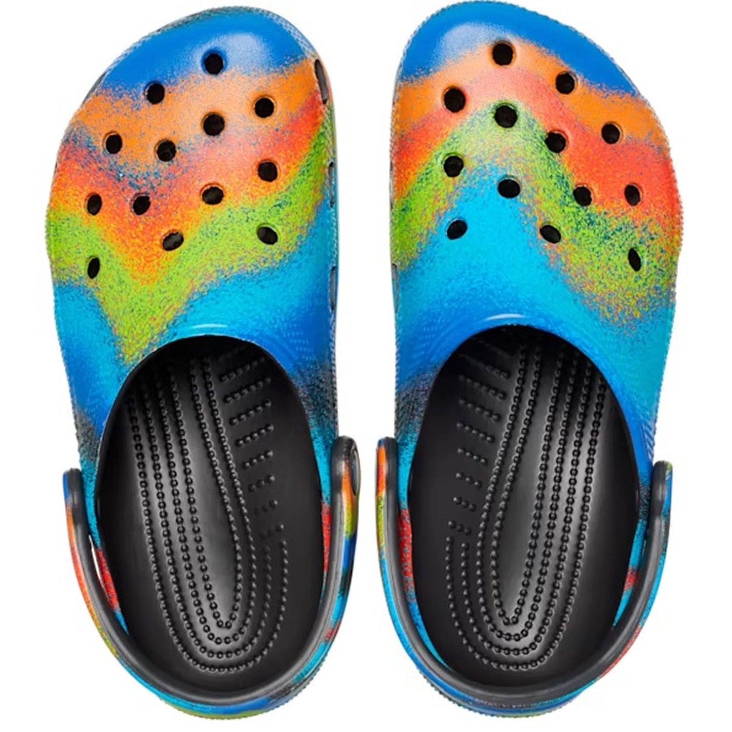 Crocs Classic Spray Dye Clog Black/Multi