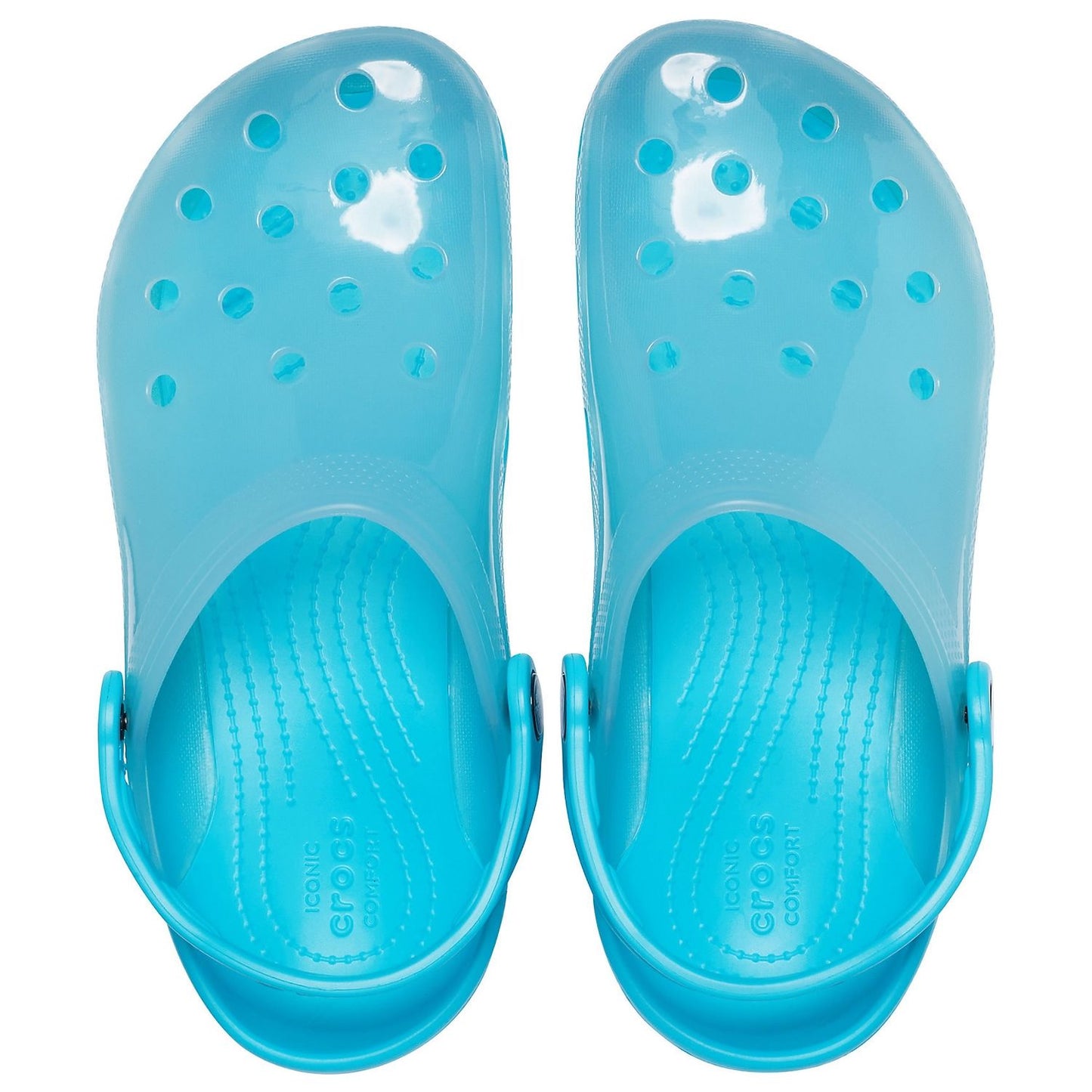 Crocs Classic Translucent Clog - Digital Aqua