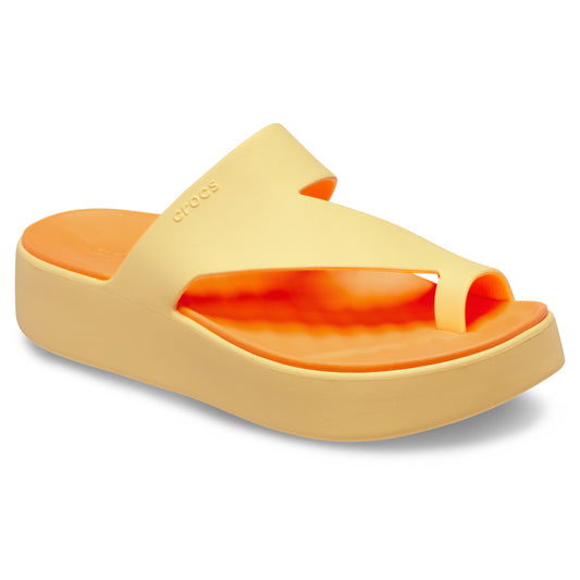Crocs Getaway Platform Toe Loop (210834) - Golden Hour