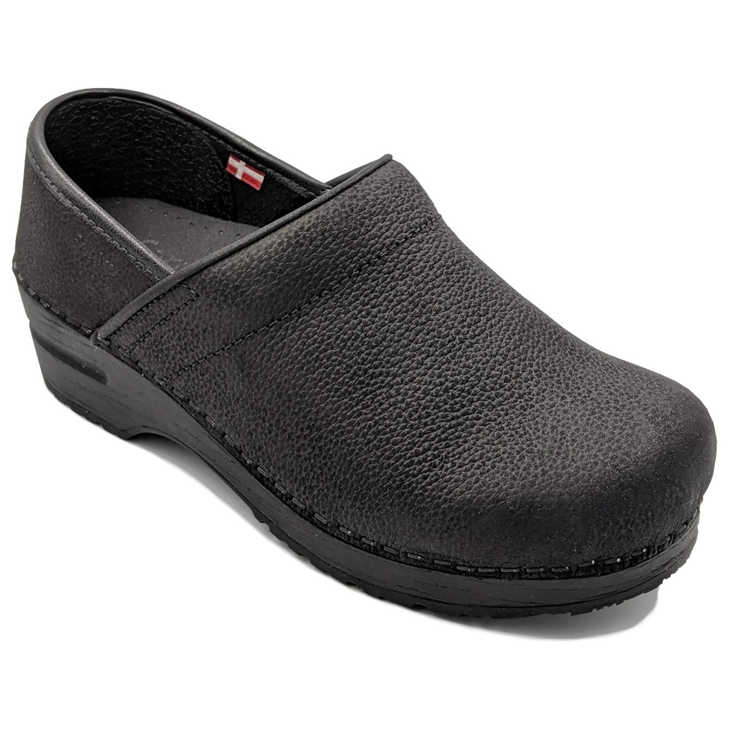 Sanita Professional Patent Leather Closed Clogs For Women - Comfortable Slip-Ons In Bright Red