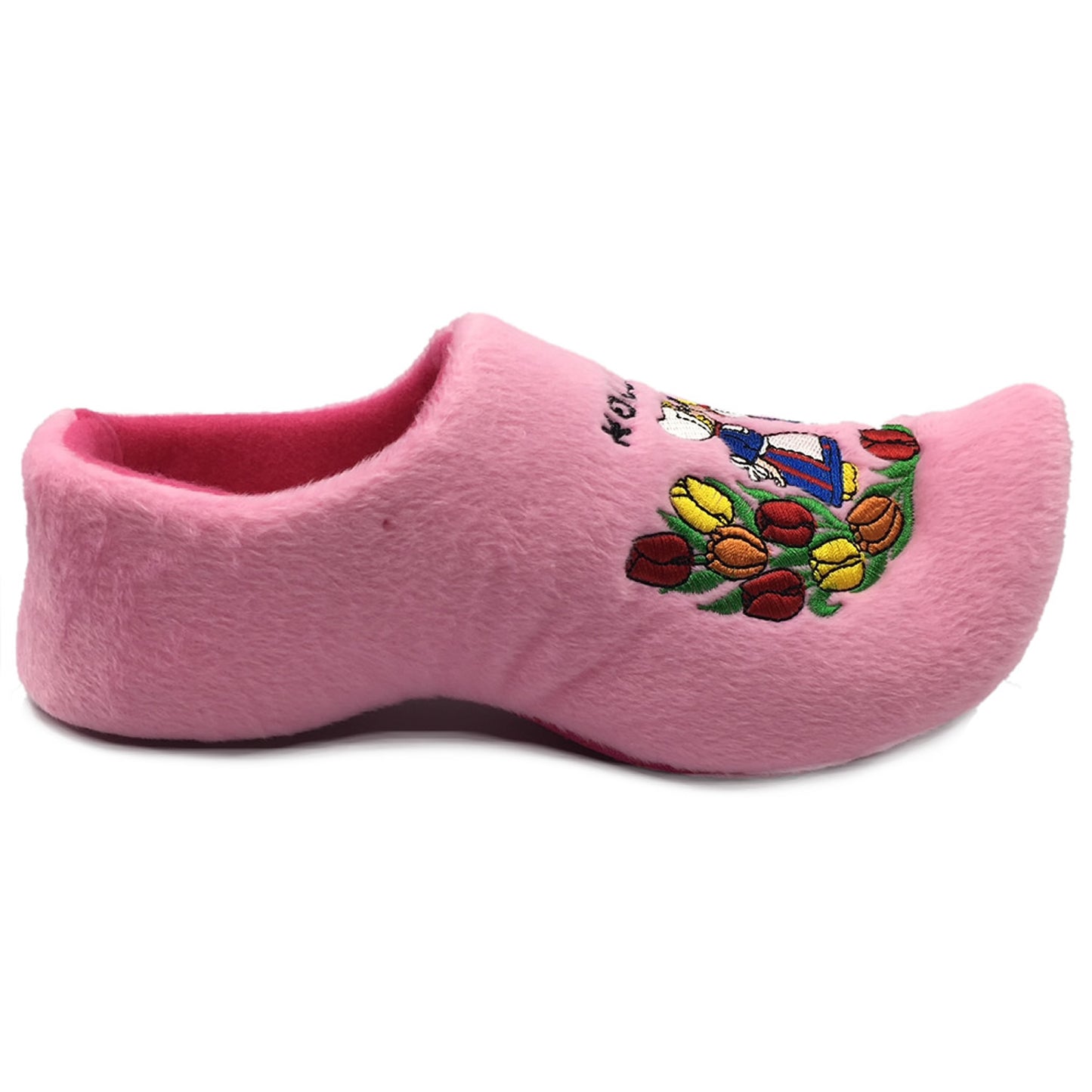World of Clogs Dutch Clog Slippers in Pink